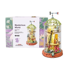 [BẢN QUỐC TẾ TIẾNG ANH] Mô hình nhà DIY Doll House Robotime Mysterious World DS001 - DS004 Glass Miniature