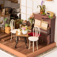 [BẢN QUỐC TẾ TIẾNG ANH] Mô hình DIY Doll House Simon's Coffee DG109 Robotime