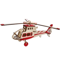 Đồ chơi lắp ráp gỗ 3D Mô hình Máy bay Fighter Plane LC-GP007