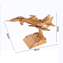 Đồ chơi lắp ráp gỗ 3D Mô hình Máy bay chiến đấu F35