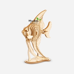 Đồ chơi lắp ráp gỗ 3D Mô hình Cá Vàng AngelFish Laser