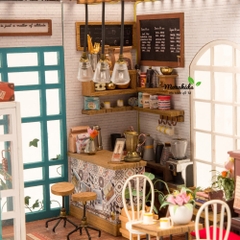 [BẢN QUỐC TẾ TIẾNG ANH] Mô hình DIY Doll House Simon's Coffee DG109 Robotime