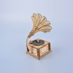 Đồ chơi lắp ráp gỗ 3D Mô hình máy hát Laze