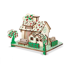 Đồ chơi lắp ráp gỗ 3D Mô hình Apple Paradise