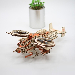 [Mã TOYDEC hoàn 20K xu đơn 50K] Đồ chơi lắp ráp gỗ 3D Mô hình Máy bay Bọ Cạp Scorpion Fighter