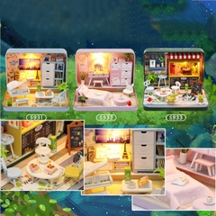 Mô hình nhà DIY Doll House Theater Series S931 - S933 Kèm Bộ dụng cụ