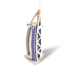 Đồ chơi lắp ráp gỗ 3D Mô hình khách san Dubai MJ207
