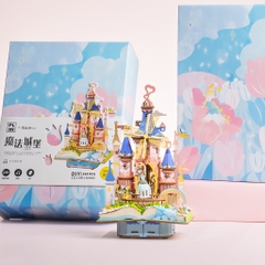 [BẢN QUỐC TẾ TIẾNG ANH] Mô hình Hộp nhạc Magic Castle AM59 Robotime Music Box