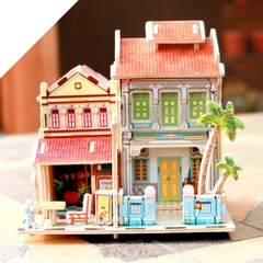 Đồ chơi lắp ráp gỗ 3D Mô hình Bali Island