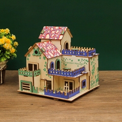 Đồ chơi lắp ráp gỗ 3D Mô hình Garden House
