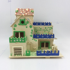 Đồ chơi lắp ráp gỗ 3D Mô hình Garden House