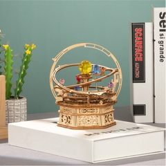Mô hình Hộp nhạc Starry Night AMK51 Orrery Mechanical Music Box