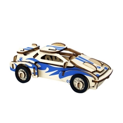 Đồ chơi lắp ráp gỗ 3D Mô hình Xe Ô tô Small Car Laser LC-GP065A