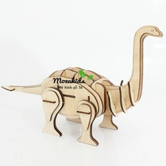 Đồ chơi lắp ráp gỗ 3D Mô hình Khủng long Brontosaurus