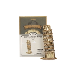 Đồ chơi lắp ráp gỗ 3D Mô hình Tháp nghiêng Pisa Laser TG304