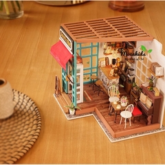 [BẢN QUỐC TẾ TIẾNG ANH] Mô hình DIY Doll House Simon's Coffee DG109 Robotime