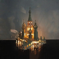 Đồ chơi lắp ráp gỗ 3D Mô hình Lâu đài Saint Petersburg - Tặng kèm đèn LED USB trang trí G-J017A