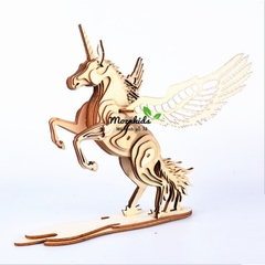 Đồ chơi lắp ráp gỗ 3D Mô hình Kỳ lân Unicorn Laser