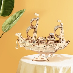 Đồ chơi lắp ráp gỗ 3D Mô hình Tàu Biển Sailing Boat