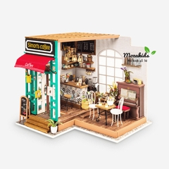 [BẢN QUỐC TẾ TIẾNG ANH] Mô hình DIY Doll House Simon's Coffee DG109 Robotime