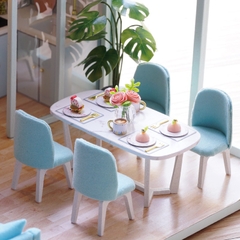 Mô hình nhà DIY Doll House Poetic Life Kèm Mica Chống bụi, Bộ dụng cụ và Keo dán