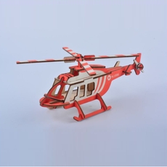 Đồ chơi lắp ráp gỗ 3D Bộ 9 Mô hình Máy bay Chiến đấu Laser
