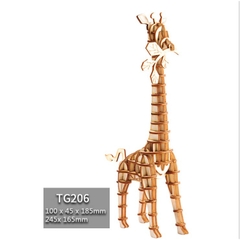 FREESHIP 99K TOÀN QUỐC_Đồ chơi lắp ráp gỗ 3D Mô hình Con Hươu Cao Cổ