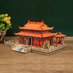 Đồ chơi lắp ráp gỗ 3D Mô hình Học viện Khổng tử Confucius Institute