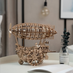 Đồ chơi lắp ráp gỗ 3D Mô hình Cơ động học Khí Cầu - Airship Robotime
