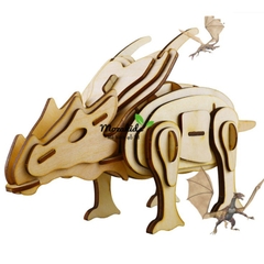Đồ chơi lắp ráp gỗ 3D Mô hình Khủng long Spinosaurus