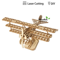Đồ chơi lắp ráp gỗ 3D Mô hình Máy bay