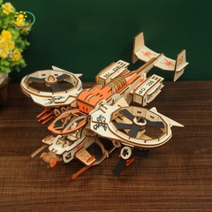 [Mã TOYDEC hoàn 20K xu đơn 50K] Đồ chơi lắp ráp gỗ 3D Mô hình Máy bay Bọ Cạp Scorpion Fighter