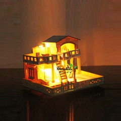 Đồ chơi lắp ráp gỗ 3D Mô hình Lembongan Island Villa