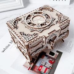Mô hình Chuyển động Hộp Trang sức cổ Antique Box T707d Uguter Loại thường