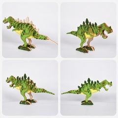 Đồ chơi lắp ráp gỗ 3D Mô hình Khủng long Tyrannosaurus Laser HG-G021