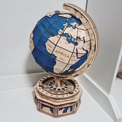 Đồ chơi Lắp ráp gỗ 3D Mô hình Cơ động học Quả Địa Cầu The Global ST002 - Not Specified