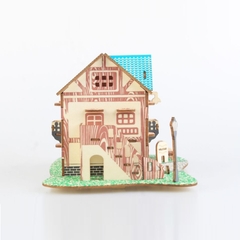 Đồ chơi lắp ráp gỗ 3D Mô hình Nhà gỗ Starry Sky