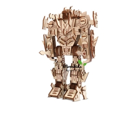 Đồ chơi lắp ráp gỗ 3D Mô hình Robot Bumblebee Laser