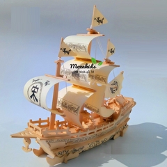 Đồ chơi lắp ráp gỗ 3D Mô hình Thuyền buồm Smooth Sailing