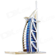 Đồ chơi lắp ráp gỗ 3D Mô hình khách san Dubai MJ207
