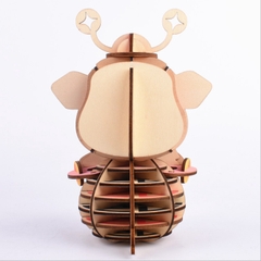 Đồ chơi lắp ráp gỗ 3D Mô hình Lucky Pig HG06