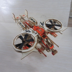 [Mã TOYDEC hoàn 20K xu đơn 50K] Đồ chơi lắp ráp gỗ 3D Mô hình Máy bay Bọ Cạp Scorpion Fighter