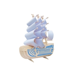 Đồ chơi lắp ráp gỗ 3D Mô hình Tàu Moby Dick Râu Trắng OnePiece