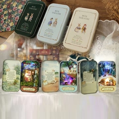 Mô hình nhà DIY Doll House Box Theatre ( Q001 - Q003 ) Kèm Bộ dụng cụ và Keo dán