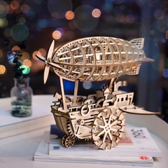 Đồ chơi lắp ráp gỗ 3D Mô hình Cơ động học Khí Cầu - Airship Robotime