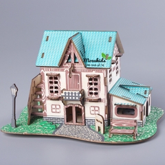 Đồ chơi lắp ráp gỗ 3D Mô hình Nhà gỗ Starry Sky
