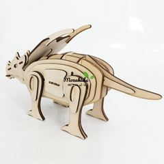 Đồ chơi lắp ráp gỗ 3D Mô hình Khủng long Spinosaurus