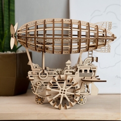 Đồ chơi lắp ráp gỗ 3D Mô hình Cơ động học Khí Cầu - Airship Robotime