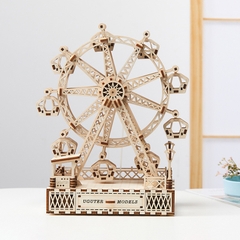 Mô hình Hộp nhạc Bánh xe Đu quay Hạnh phúc Happy Ferris Wheel T710 Uguter