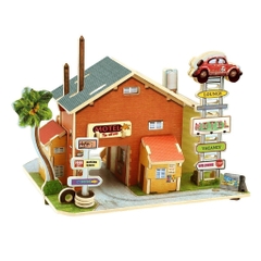 Đồ chơi lắp ráp gỗ 3D Mô hình Nhà Trọ Mỹ